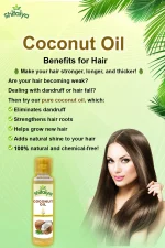 Shifaiya 100% Pure Cold Pressed Virgin Coconut Oil – Natural Nourishment for Hair, Skin & Cooking - Image 3