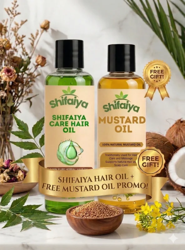 SHIFAIYA Care Hair Oil & Pure Mustard Oil Bundle